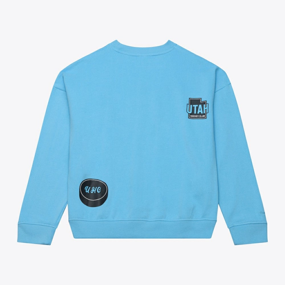 NHL Utah Mammoth Mitchell & Ness Women's Crewneck Sweatshirt