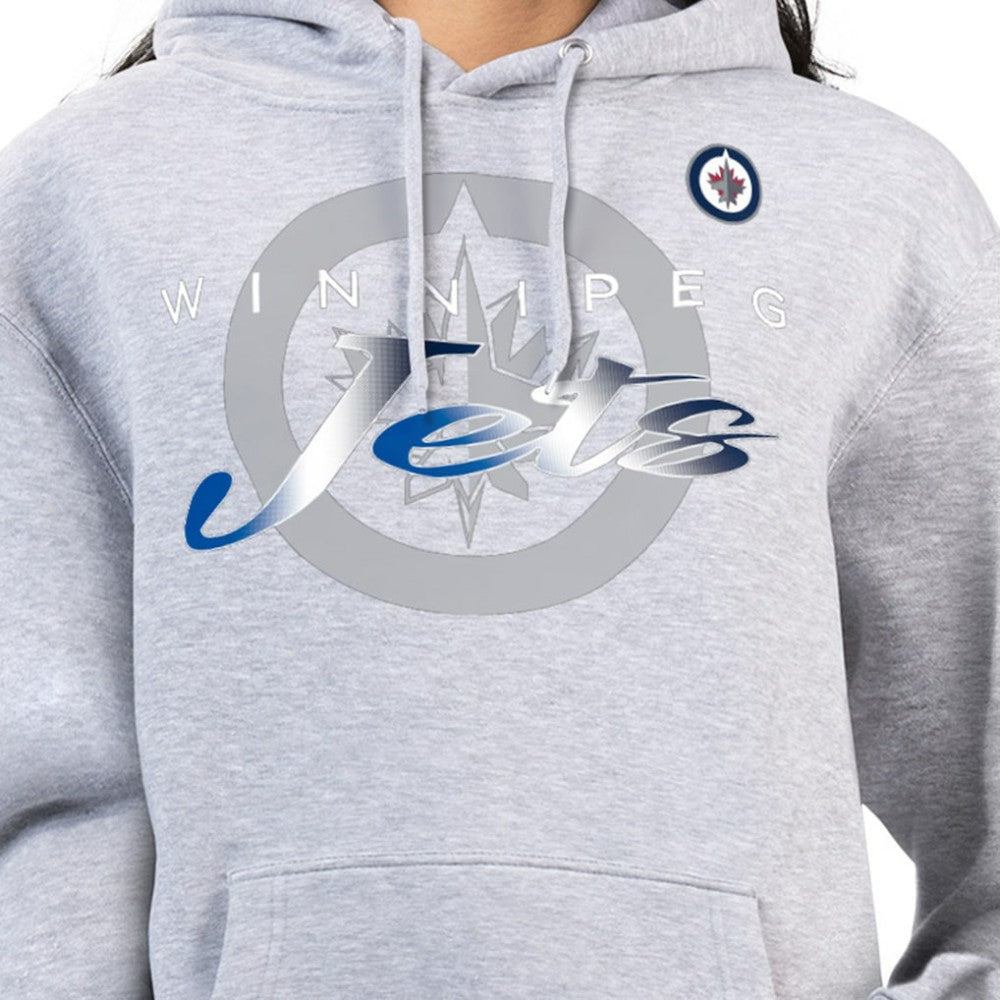 NHL Winnipeg Jets G-III 4Her by Carl Banks Women's Shadow Logo Fleece Hoodie