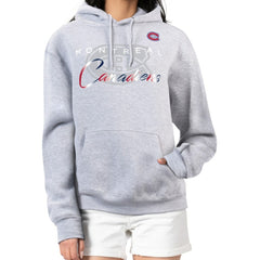 NHL Montreal Canadiens G-III 4Her by Carl Banks Women's Shadow Logo Fleece Hoodie