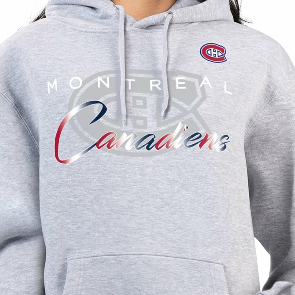 NHL Montreal Canadiens G-III 4Her by Carl Banks Women's Shadow Logo Fleece Hoodie