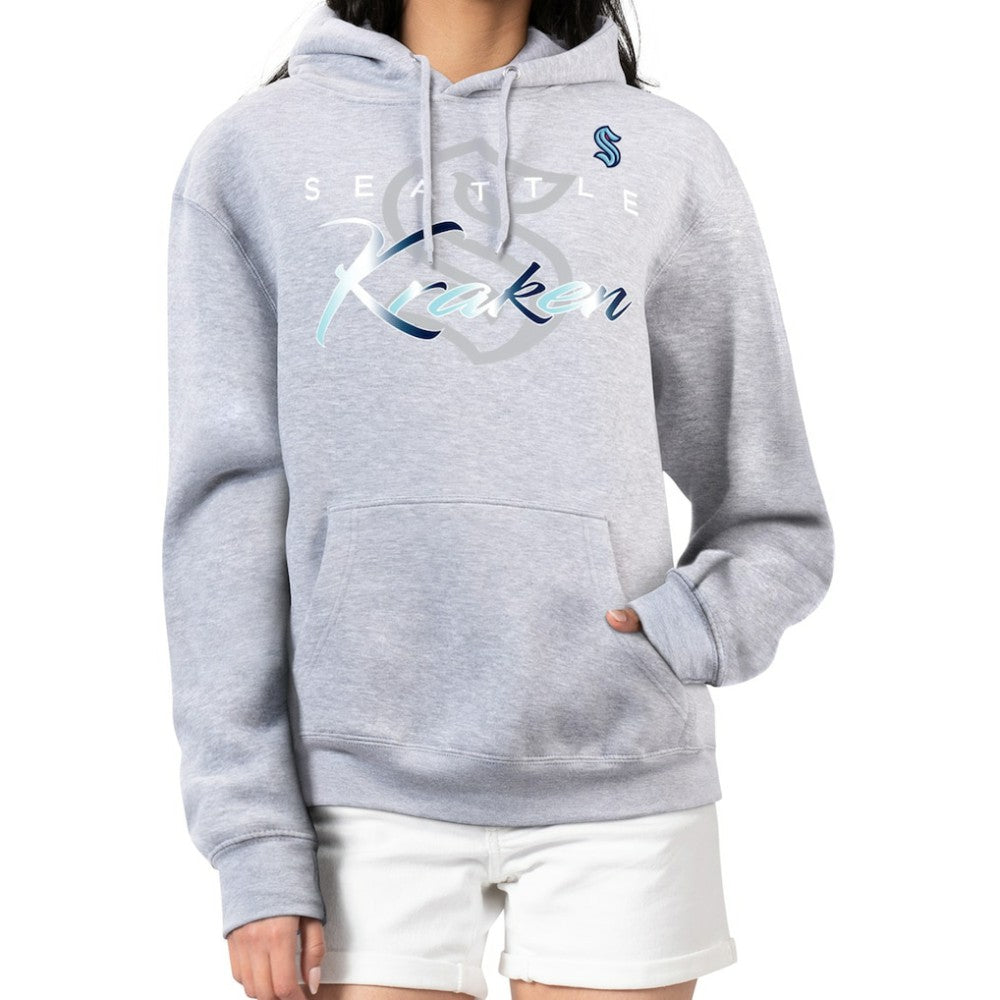 NHL Seattle Kraken G-III 4Her by Carl Banks Women's Shadow Logo Fleece Hoodie