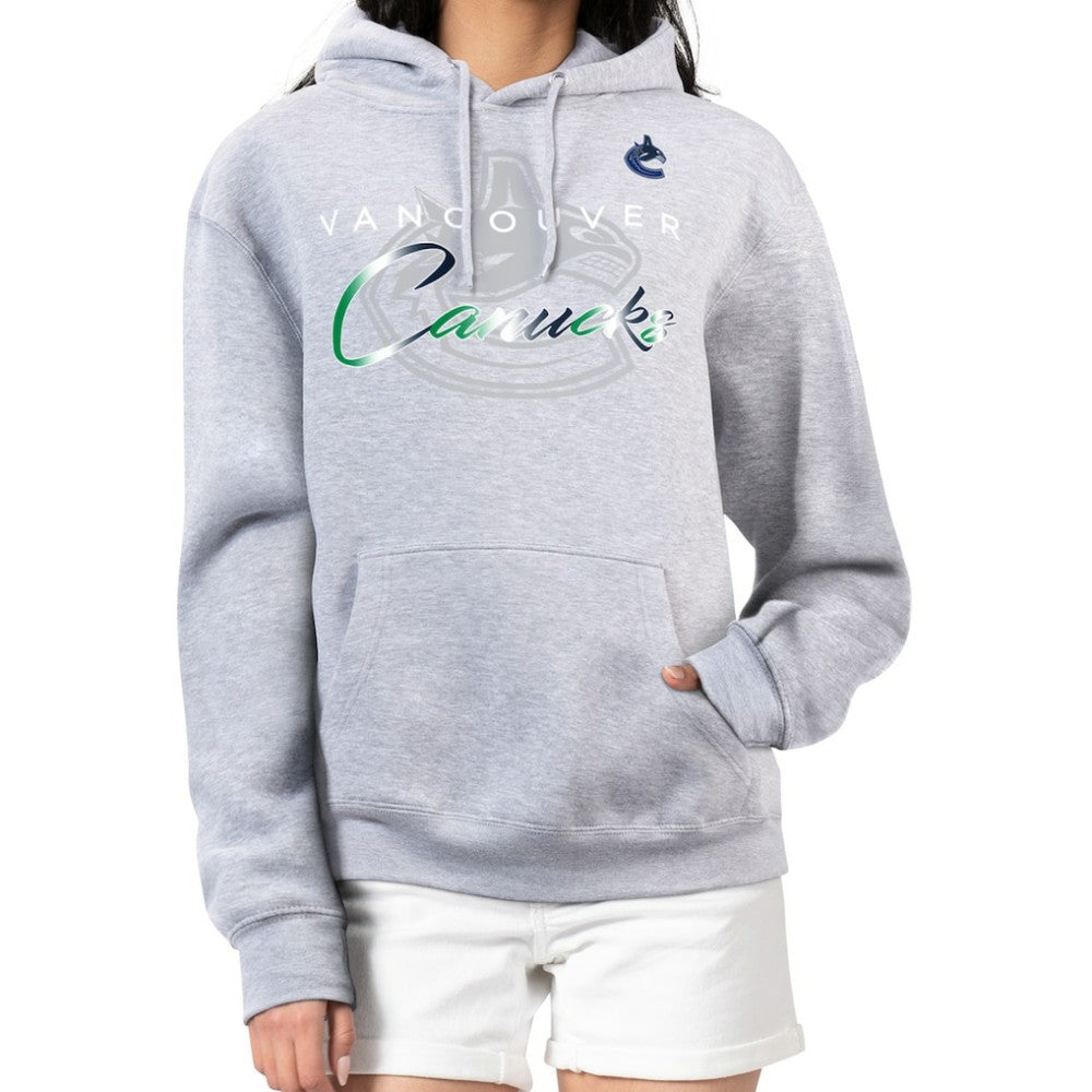 NHL Vancouver Canucks G-III 4Her by Carl Banks Women's Shadow Logo Fleece Hoodie