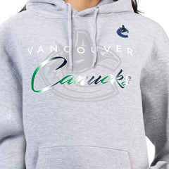 NHL Vancouver Canucks G-III 4Her by Carl Banks Women's Shadow Logo Fleece Hoodie