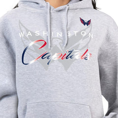 NHL Washington Capitals G-III 4Her by Carl Banks Women's Shadow Logo Fleece Hoodie