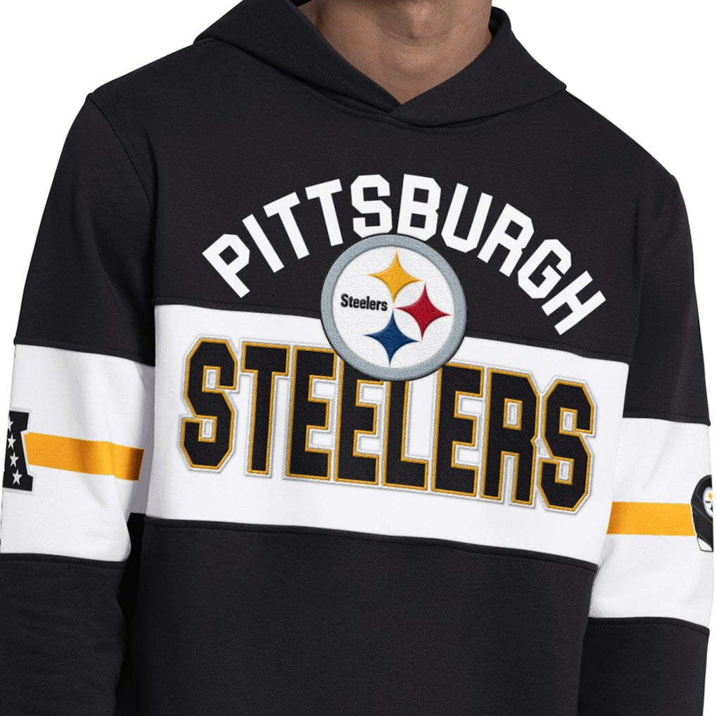 Starter Fullback Jersey Hoodie - Pittsburgh Steelers Hoodies,Jerseys