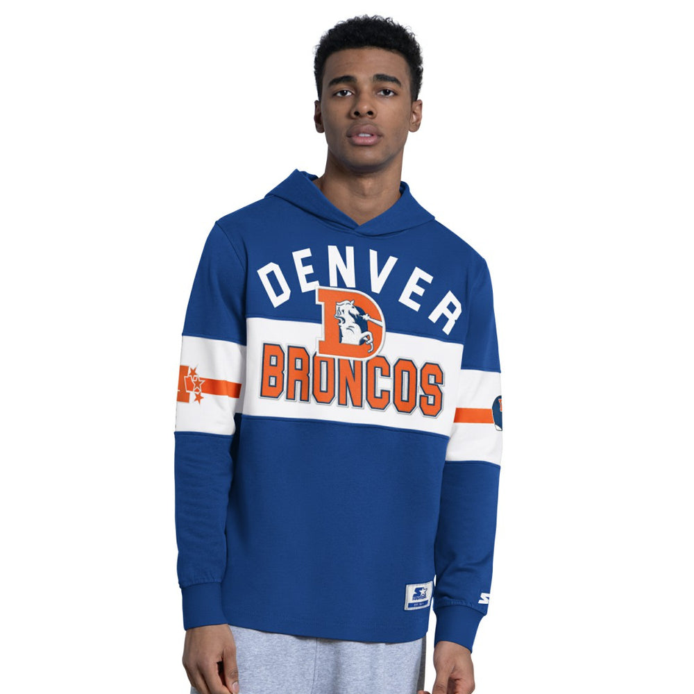 Starter Fullback Jersey Hoodie - Denver Broncos Hoodies,Jerseys