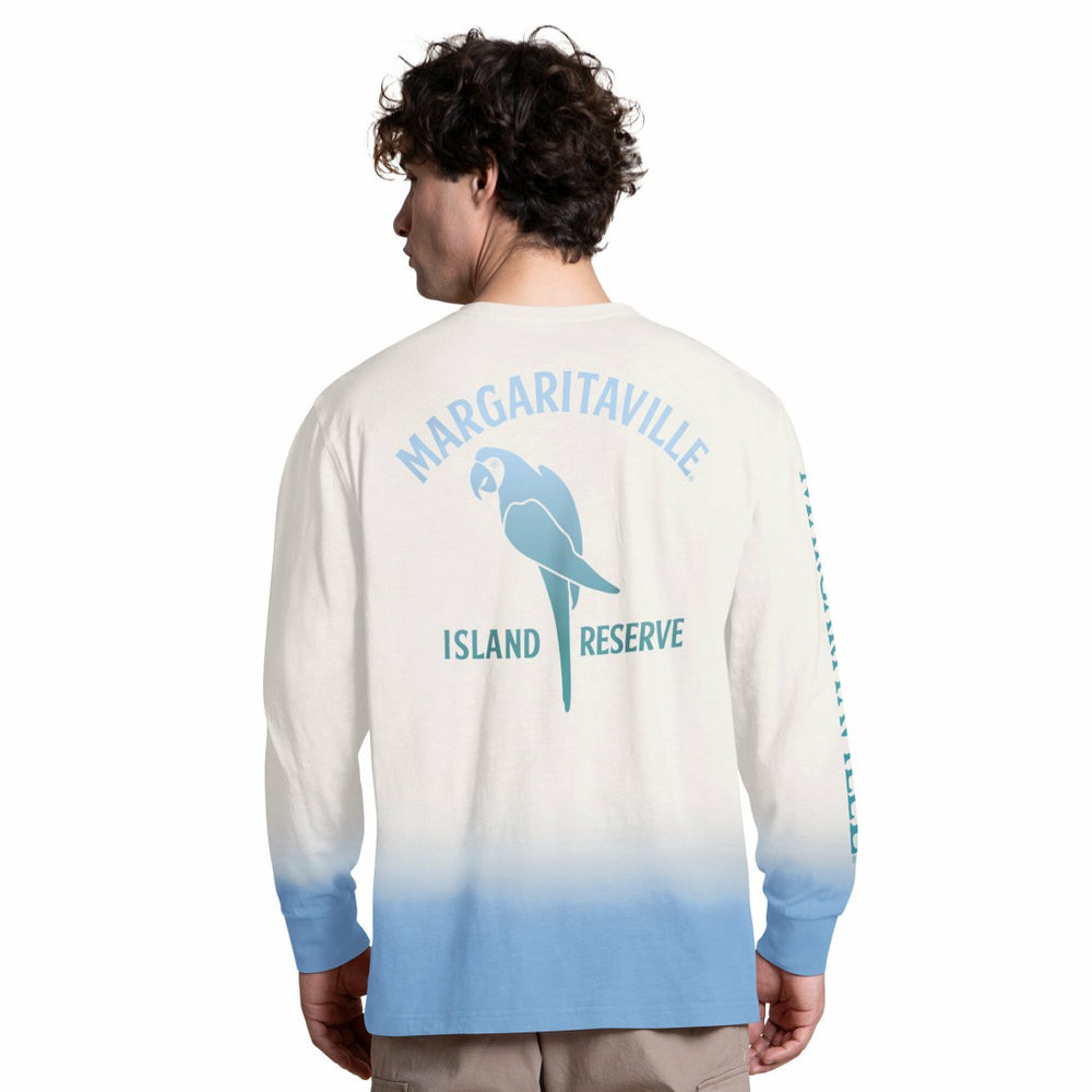 Margaritaville Island Reserve Long Sleeve Slub Henley Shirt - Detroit Lions
