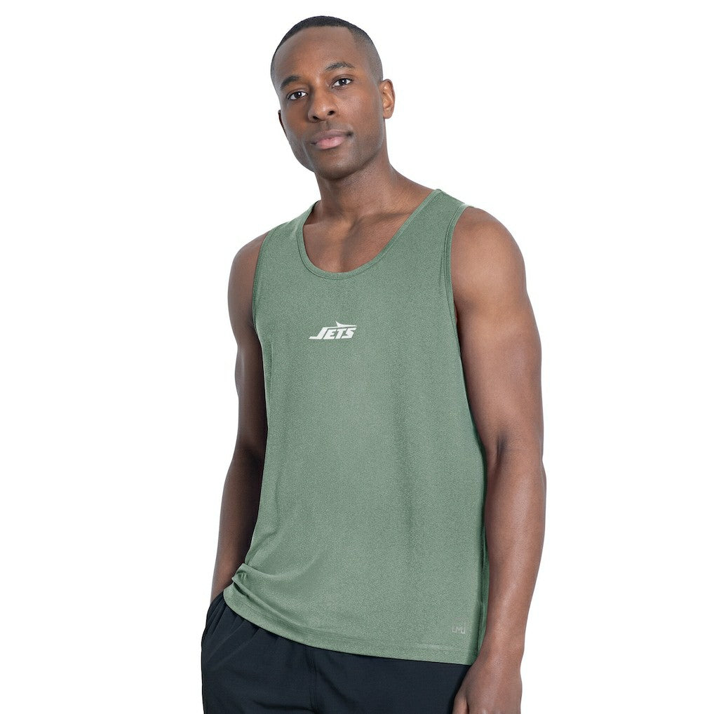 MSX by Michael Strahan Energy Scoop Neck Tank Top - New York Jets Tops