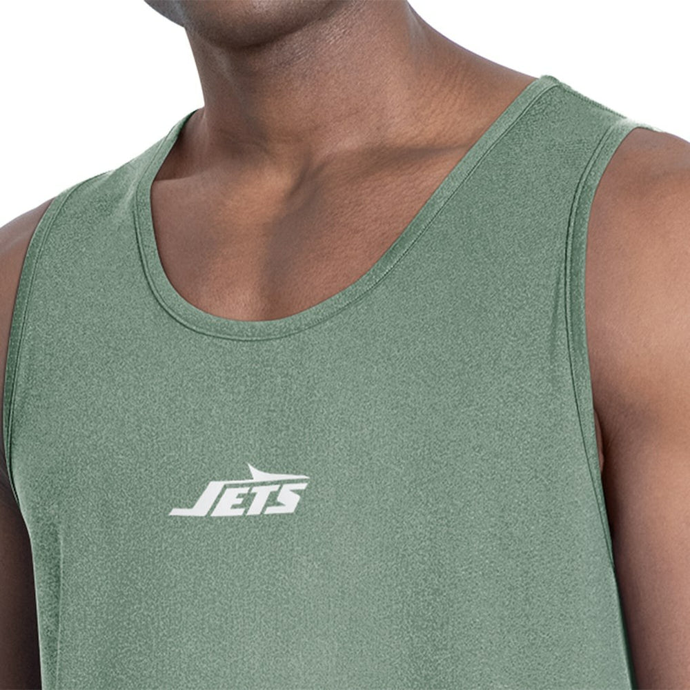 MSX by Michael Strahan Energy Scoop Neck Tank Top - New York Jets Tops