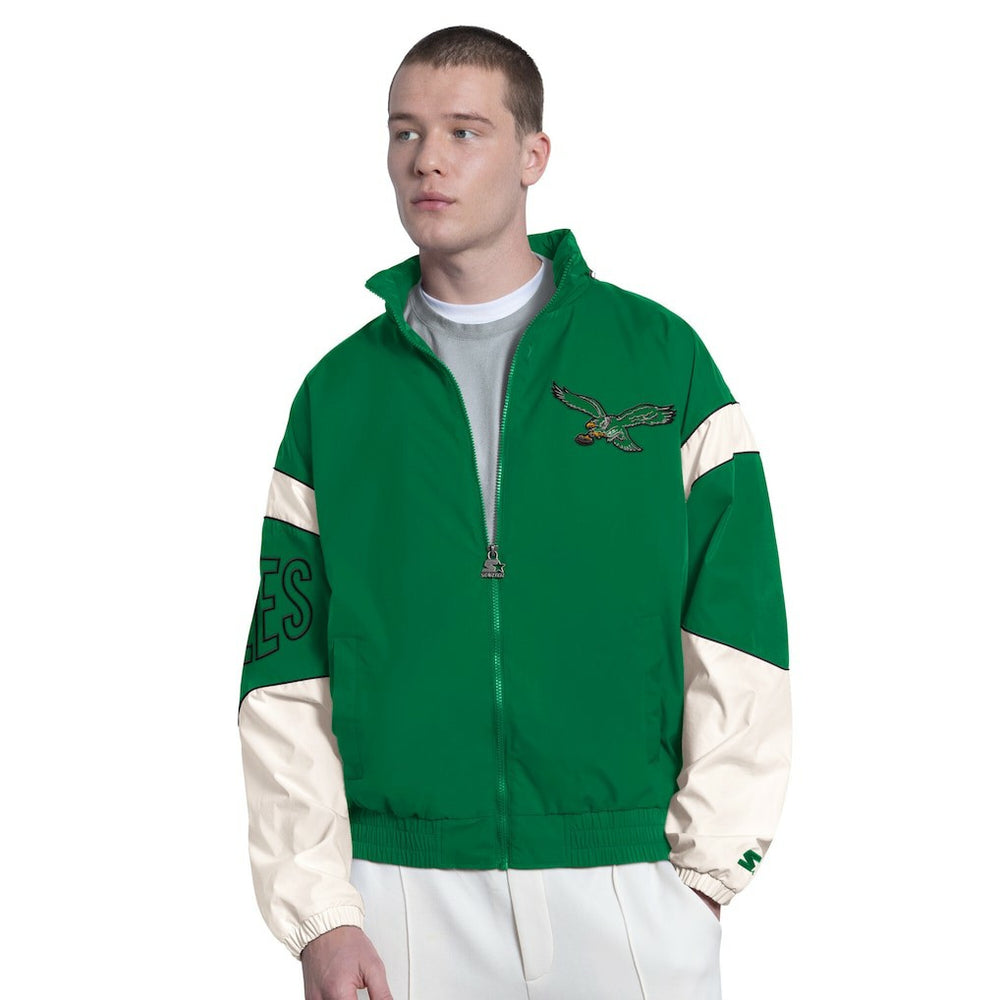 Starter The Gust Full-Zip Hooded Jacket - Philadelphia Eagles Jackets