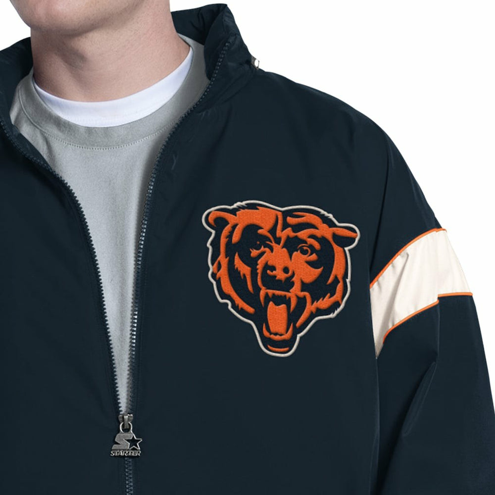 Starter The Gust Full-Zip Hooded Jacket - Chicago Bears Jackets