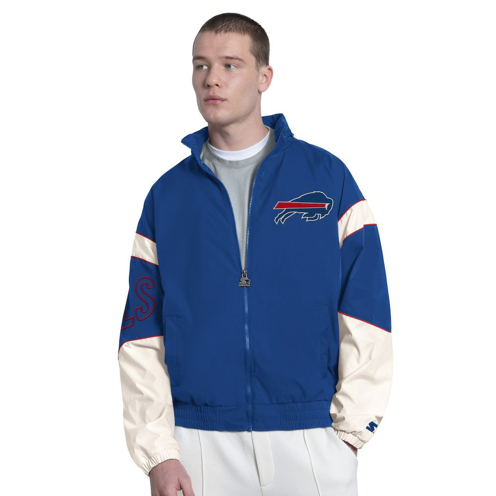 Starter The Gust Full-Zip Hooded Jacket - Buffalo Bills Jackets