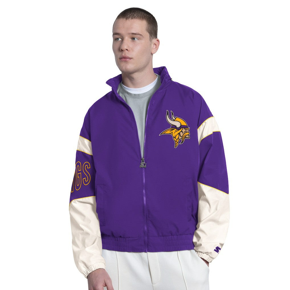 Starter The Gust Full-Zip Hooded Jacket - Minnesota Vikings Jackets