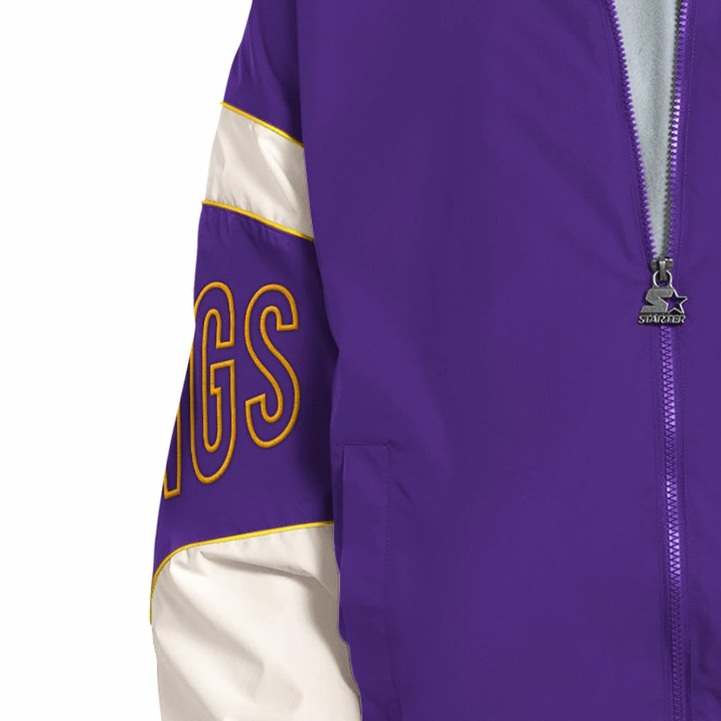 Starter The Gust Full-Zip Hooded Jacket - Minnesota Vikings Jackets