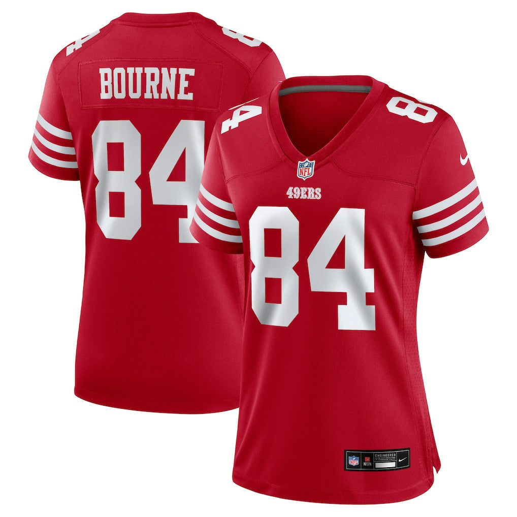 Kendrick Bourne  Women's Team Game Jersey - San Francisco 49ers Jerseys