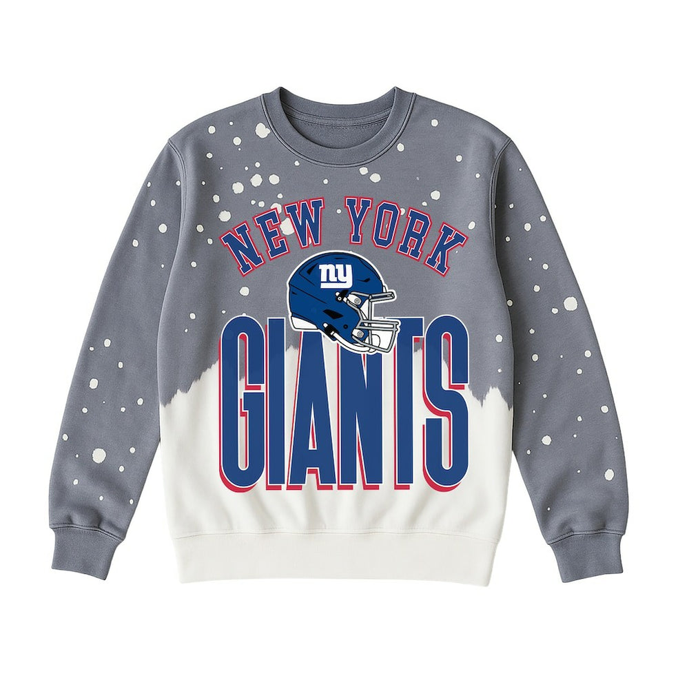 Gameday Couture Women's Arch Rivals Faded Wash Sweatshirt - New York Giants Sweatshirts