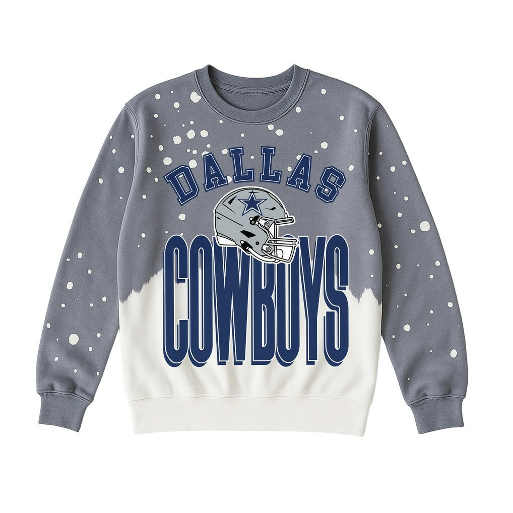 Gameday Couture Women's Arch Rivals Faded Wash Sweatshirt - Dallas Cowboys Sweatshirts