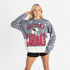 Gameday Couture Women's Arch Rivals Faded Wash Sweatshirt - Arizona Cardinals Sweatshirts