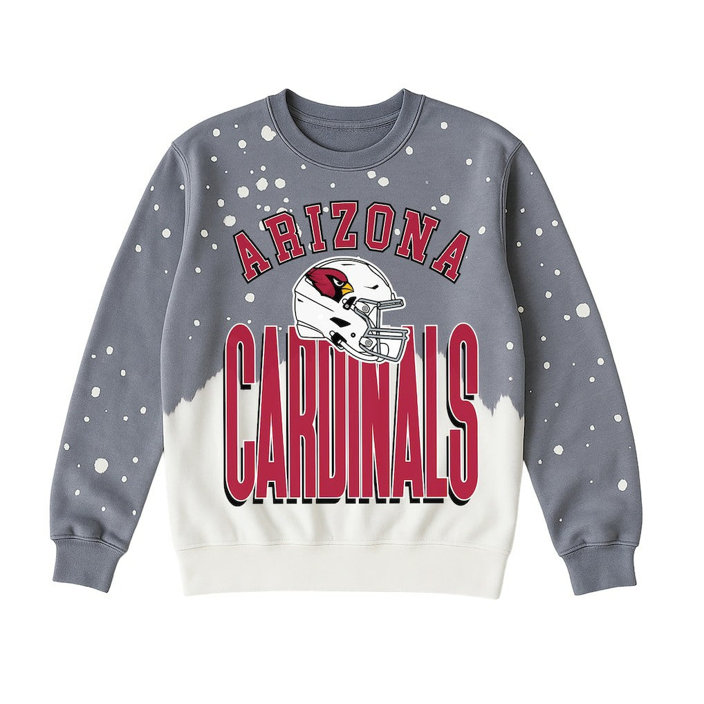 Gameday Couture Women's Arch Rivals Faded Wash Sweatshirt - Arizona Cardinals Sweatshirts