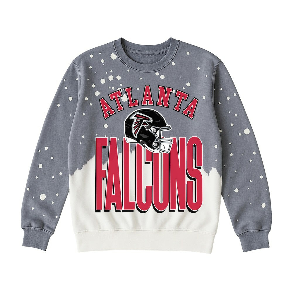 Gameday Couture Women's Arch Rivals Faded Wash Sweatshirt - Atlanta Falcons Sweatshirts