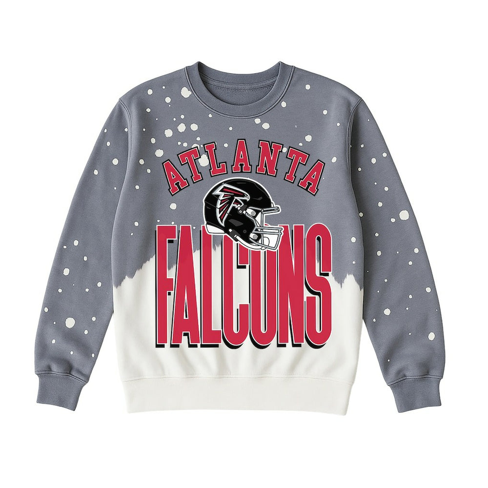 Gameday Couture Women's Arch Rivals Faded Wash Sweatshirt - Atlanta Falcons Sweatshirts