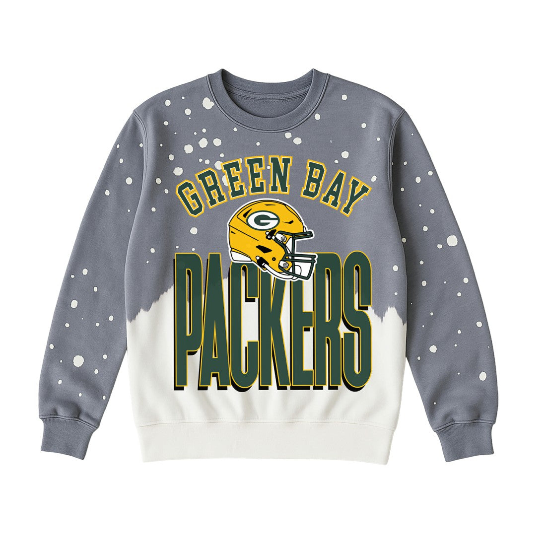 Gameday Couture Women's Arch Rivals Faded Wash Sweatshirt - Green Bay Packers Sweatshirts