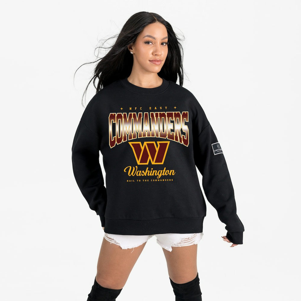 Gameday Couture Women's Powerhouse Play Premium Fleece Sweatshirt - Washington Commanders Sweatshirts