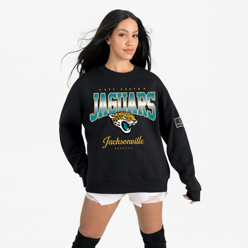 Gameday Couture Women's Powerhouse Play Premium Fleece Sweatshirt - Jacksonville Jaguars Sweatshirts