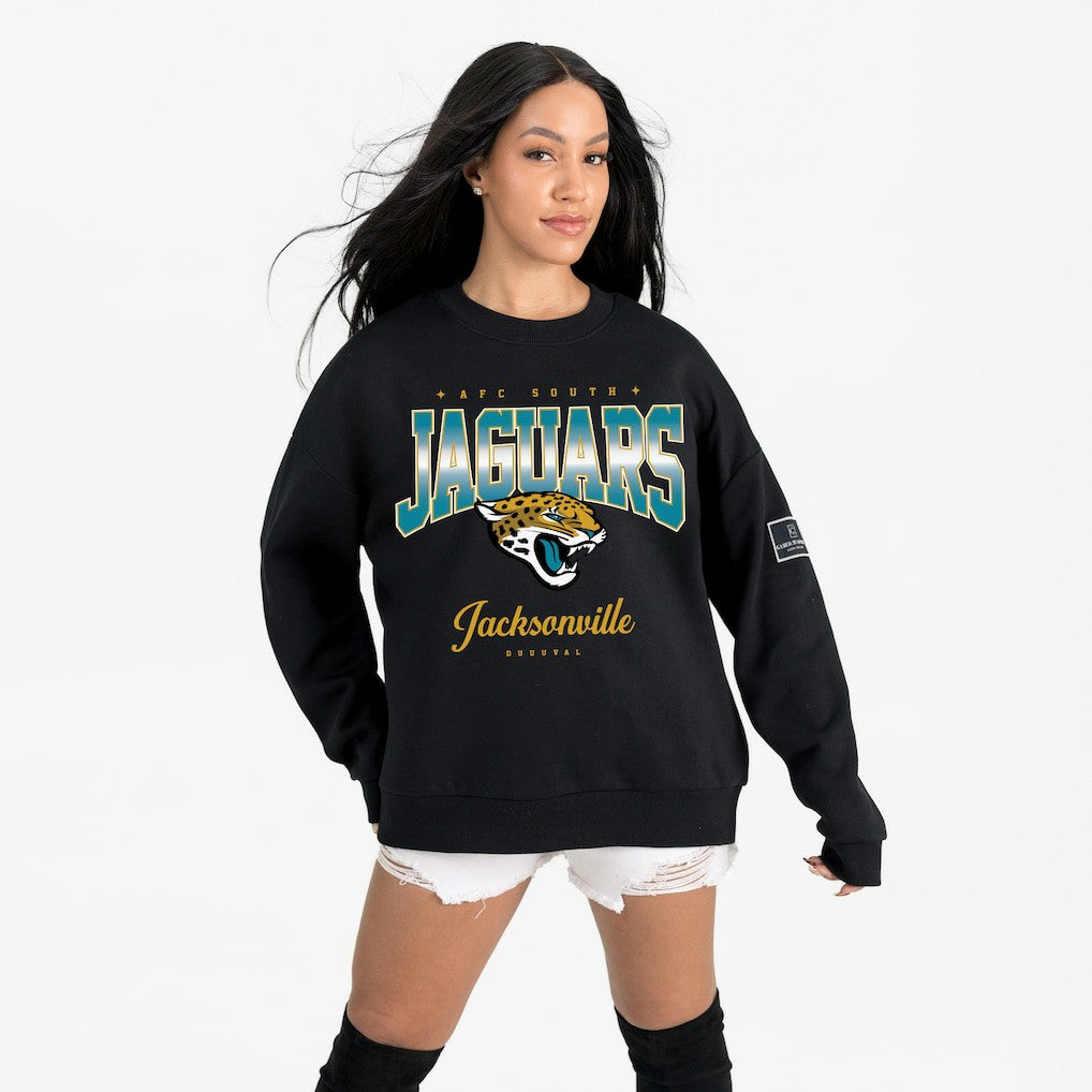 Gameday Couture Women's Powerhouse Play Premium Fleece Sweatshirt - Jacksonville Jaguars Sweatshirts