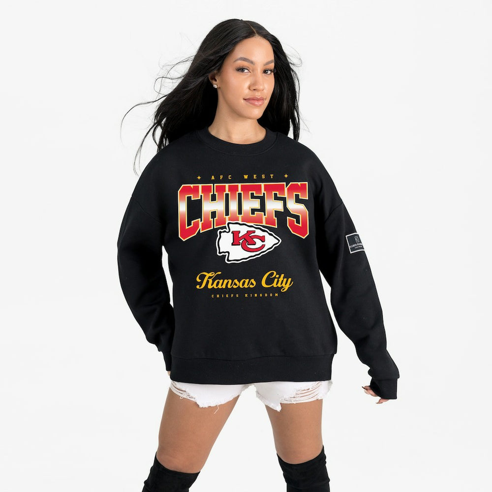 Gameday Couture Women's Powerhouse Play Premium Fleece Sweatshirt - Kansas City Chiefs Sweatshirts