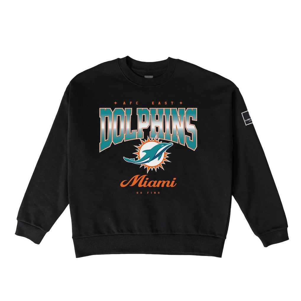 Gameday Couture Women's Powerhouse Play Premium Fleece Sweatshirt - Miami Dolphins Sweatshirts