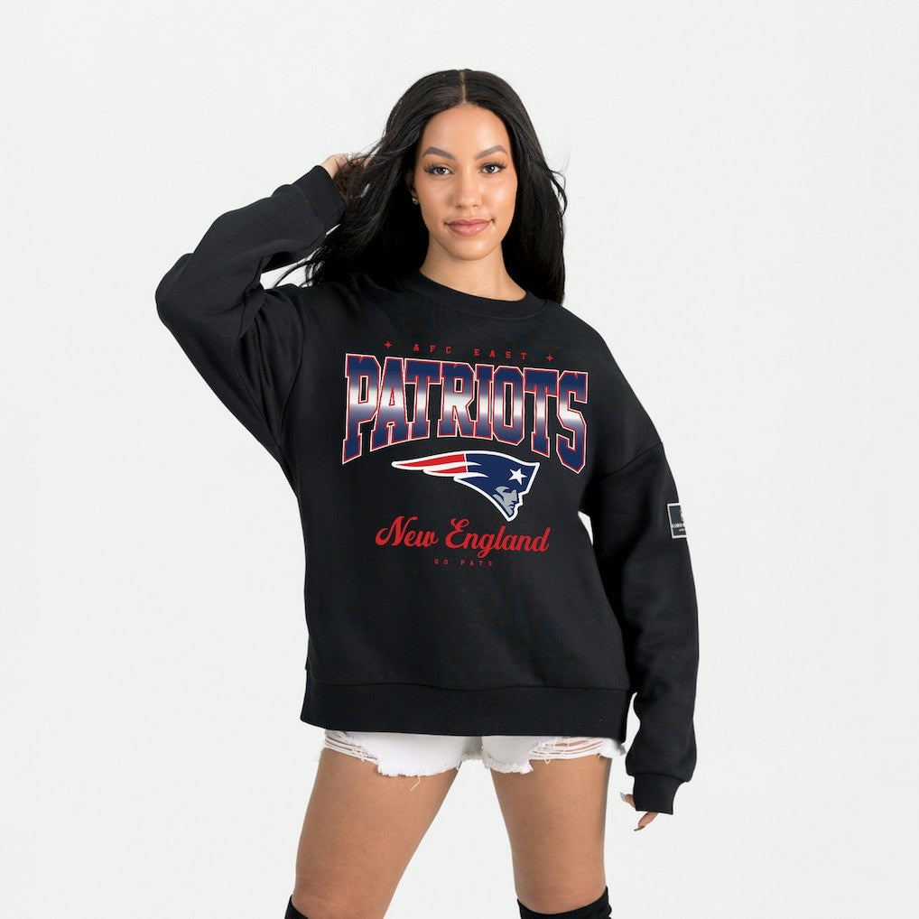 Gameday Couture Women's Powerhouse Play Premium Fleece Sweatshirt - New England Patriots Sweatshirts