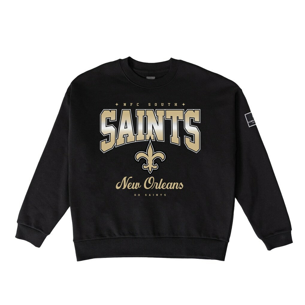 Gameday Couture Women's Powerhouse Play Premium Fleece Sweatshirt - New Orleans Saints Sweatshirts