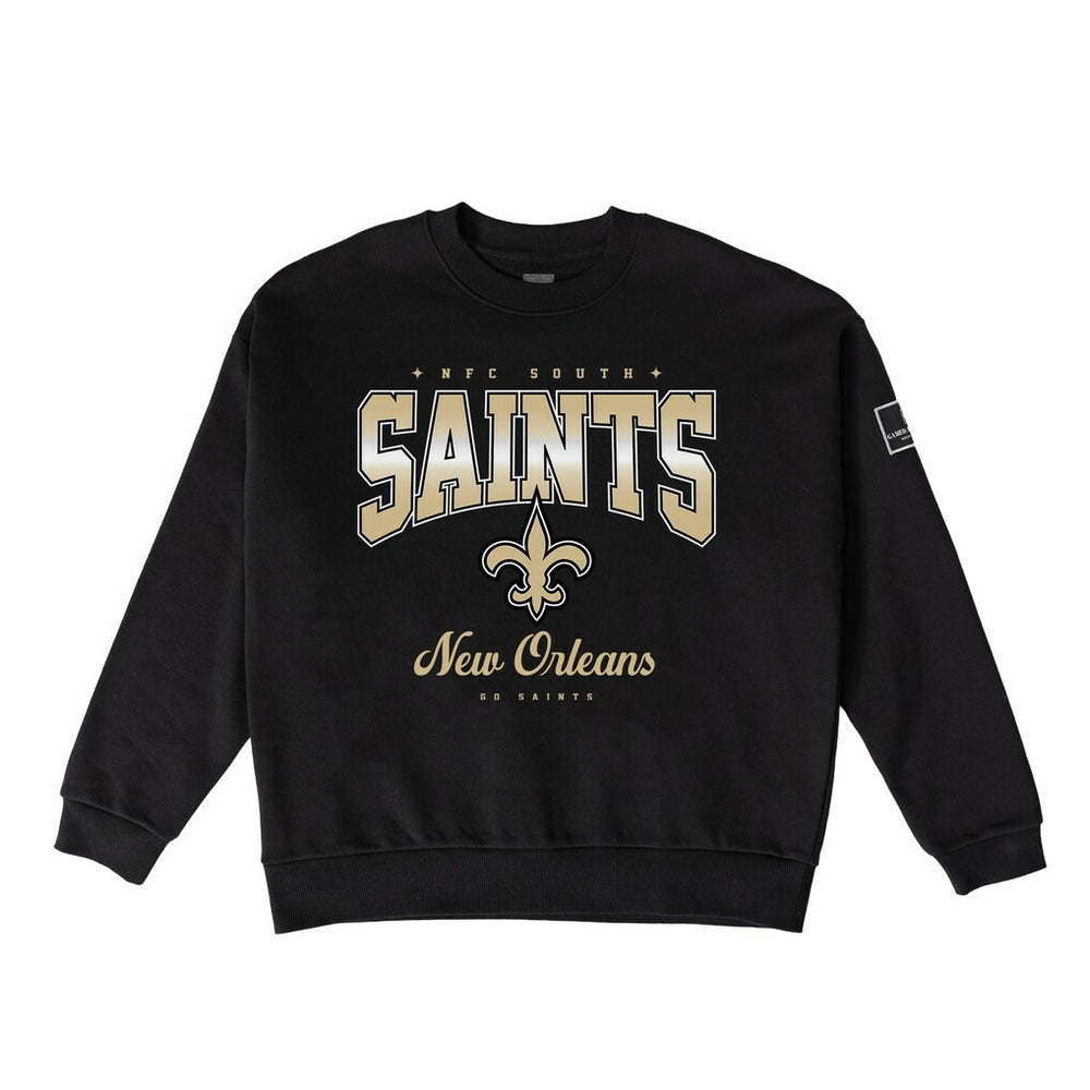 Gameday Couture Women's Powerhouse Play Premium Fleece Sweatshirt - New Orleans Saints Sweatshirts