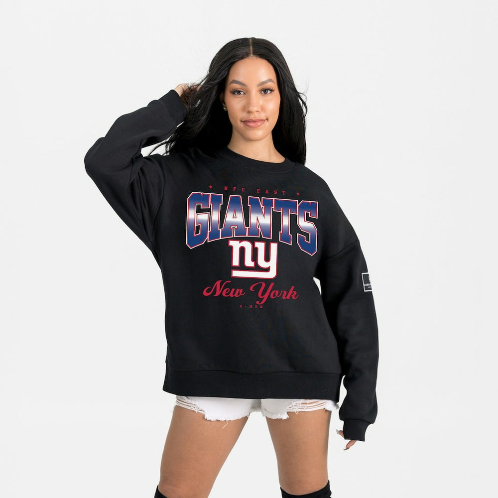 Gameday Couture Women's Powerhouse Play Premium Fleece Sweatshirt - New York Giants Sweatshirts