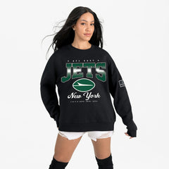 Gameday Couture Women's Powerhouse Play Premium Fleece Sweatshirt - New York Jets Sweatshirts