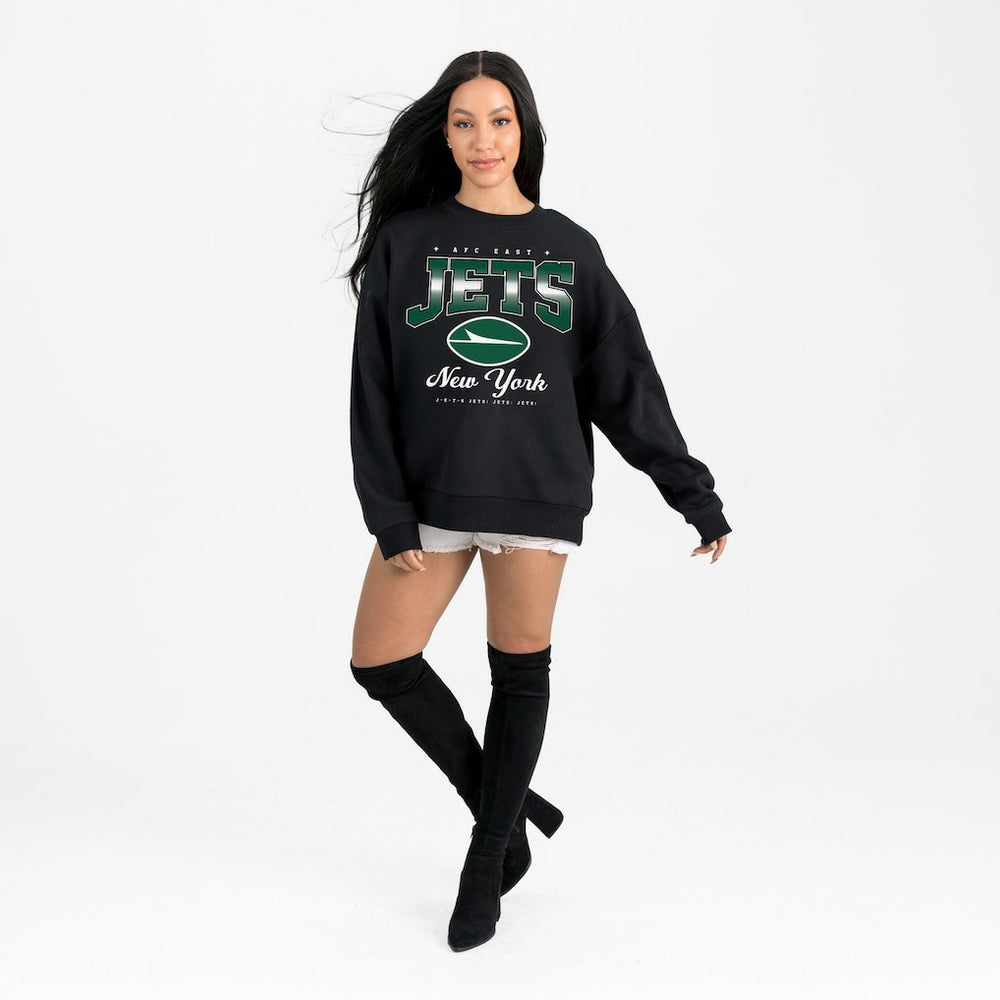 Gameday Couture Women's Powerhouse Play Premium Fleece Sweatshirt - New York Jets Sweatshirts