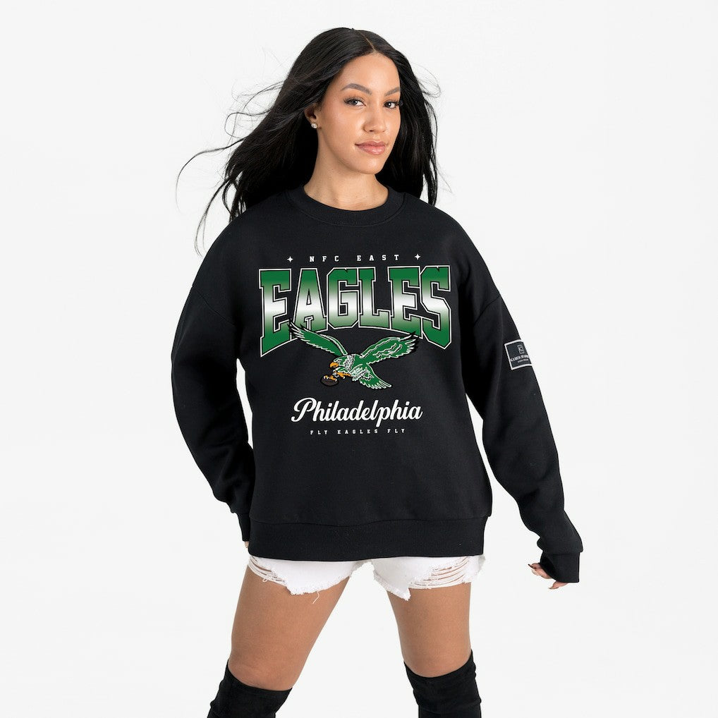 Gameday Couture Women's Powerhouse Play Premium Fleece Sweatshirt - Philadelphia Eagles Sweatshirts