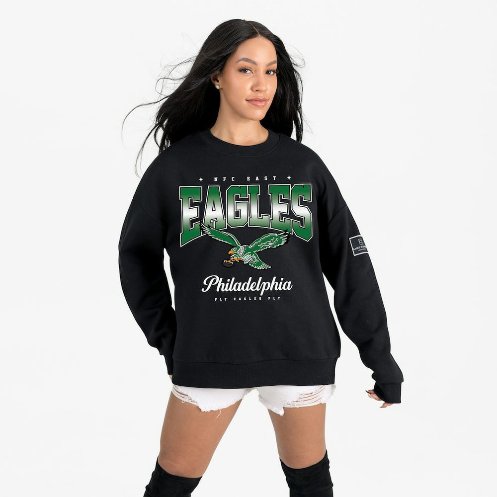 Gameday Couture Women's Powerhouse Play Premium Fleece Sweatshirt - Philadelphia Eagles Sweatshirts