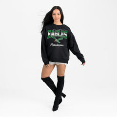 Gameday Couture Women's Powerhouse Play Premium Fleece Sweatshirt - Philadelphia Eagles Sweatshirts