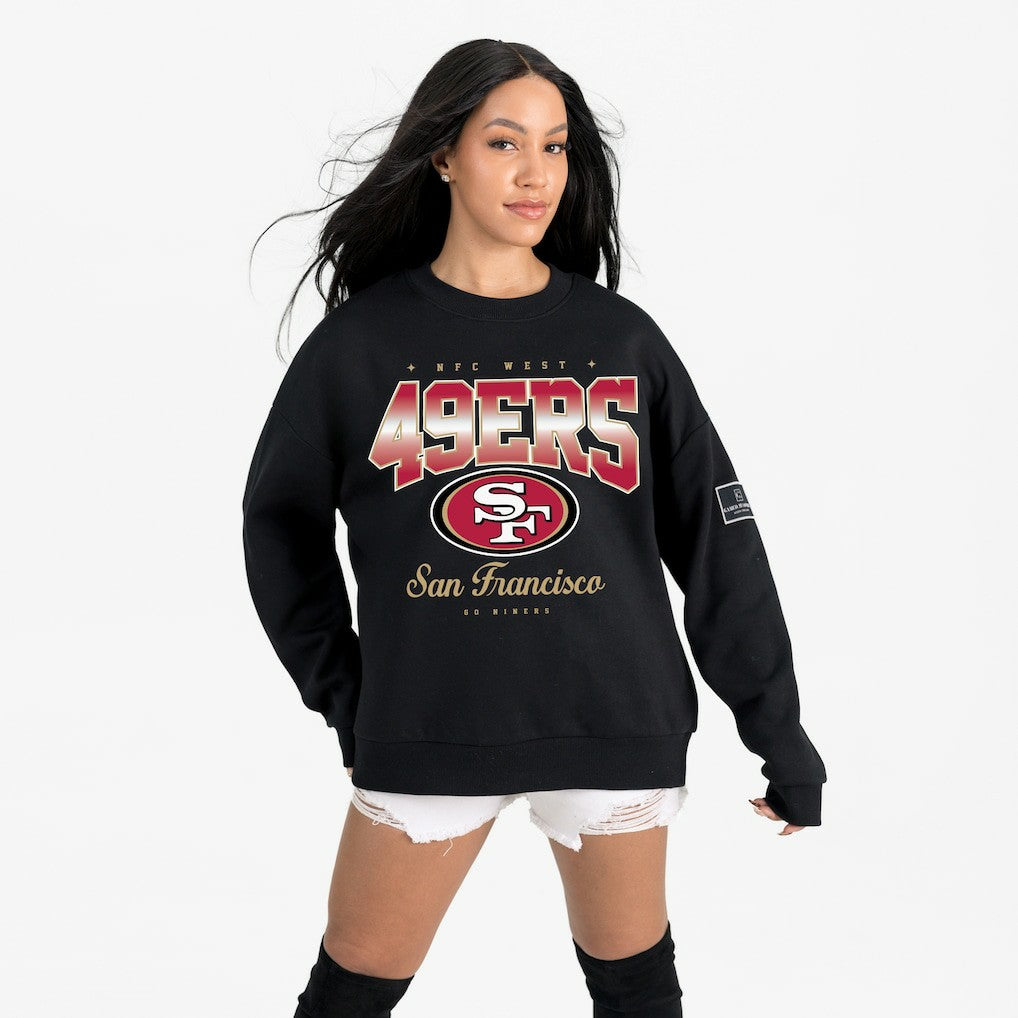 Gameday Couture Women's Powerhouse Play Premium Fleece Sweatshirt - San Francisco 49ers Sweatshirts