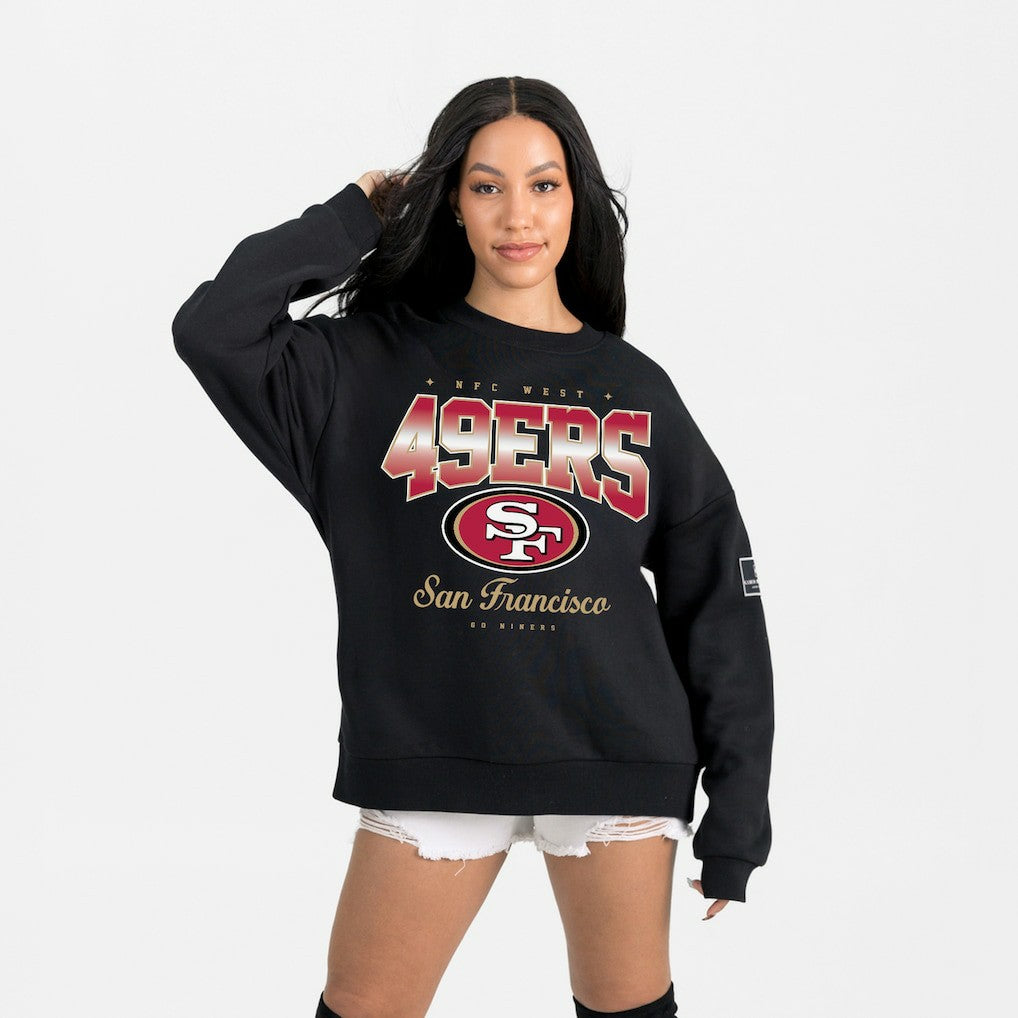 Gameday Couture Women's Powerhouse Play Premium Fleece Sweatshirt - San Francisco 49ers Sweatshirts