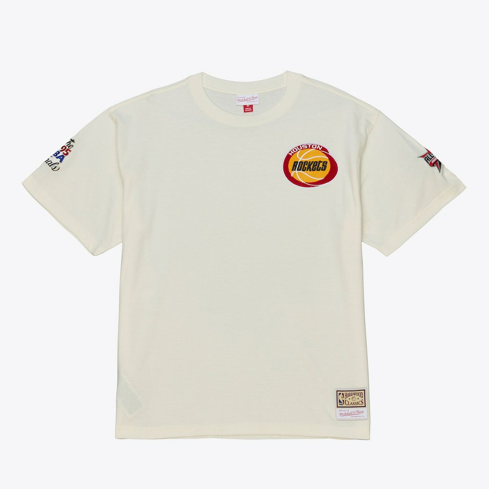 Mitchell & Ness Houston Rockets Hardwood Classics Chainstitch Premium T-Shirt