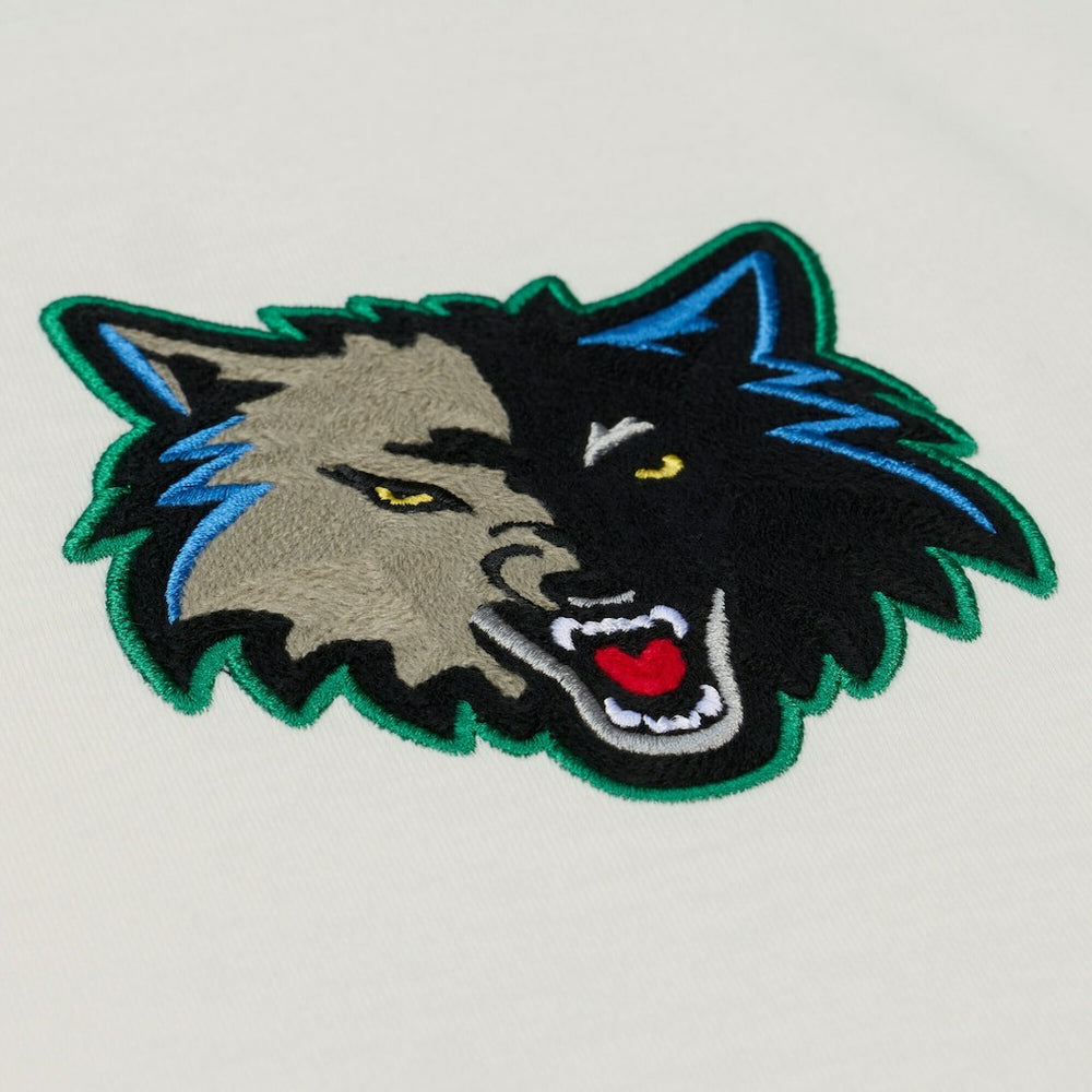 Mitchell & Ness Minnesota Timberwolves Hardwood Classics Chainstitch Premium T-Shirt