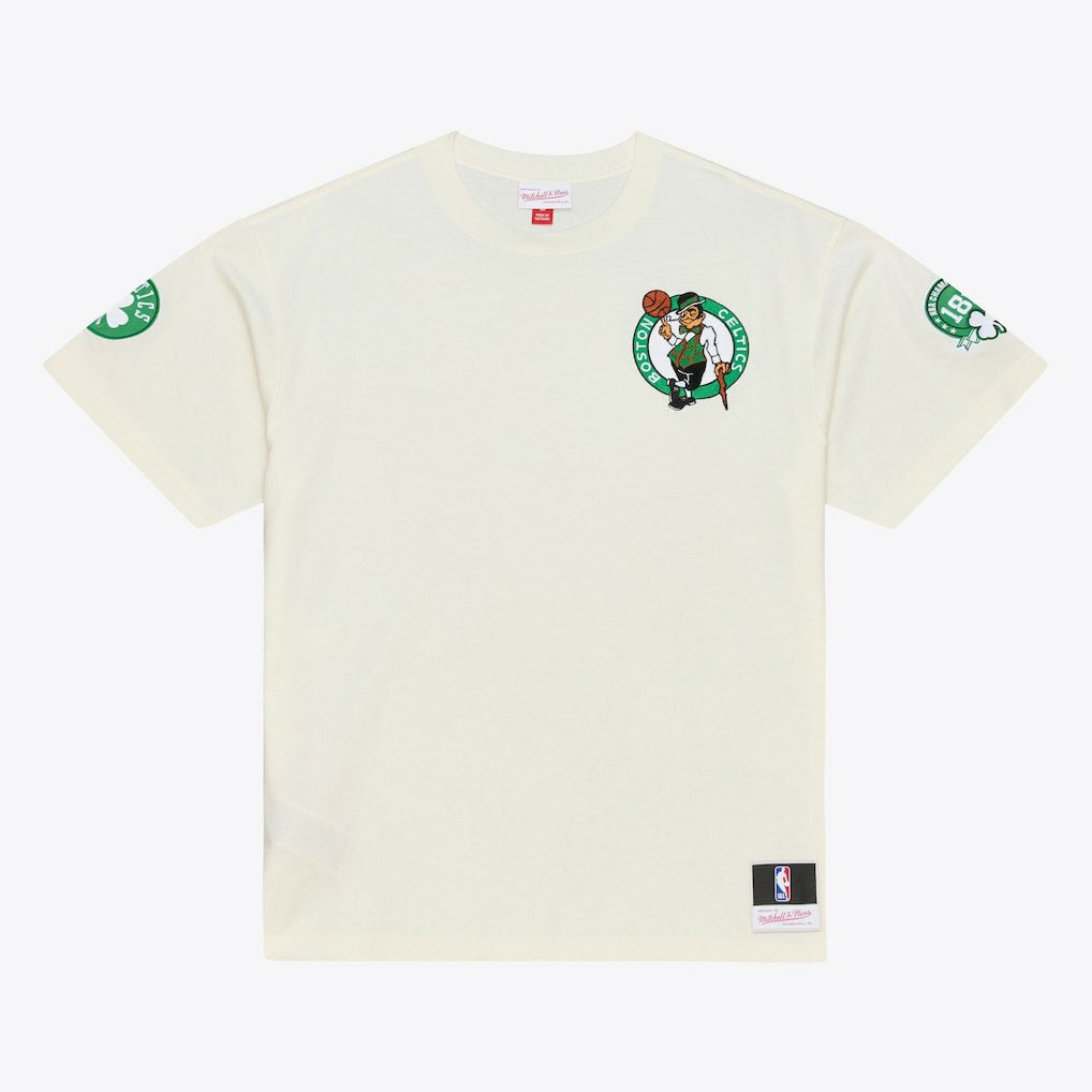 Mitchell & Ness Boston Celtics Hardwood Classics Chainstitch Premium T-Shirt