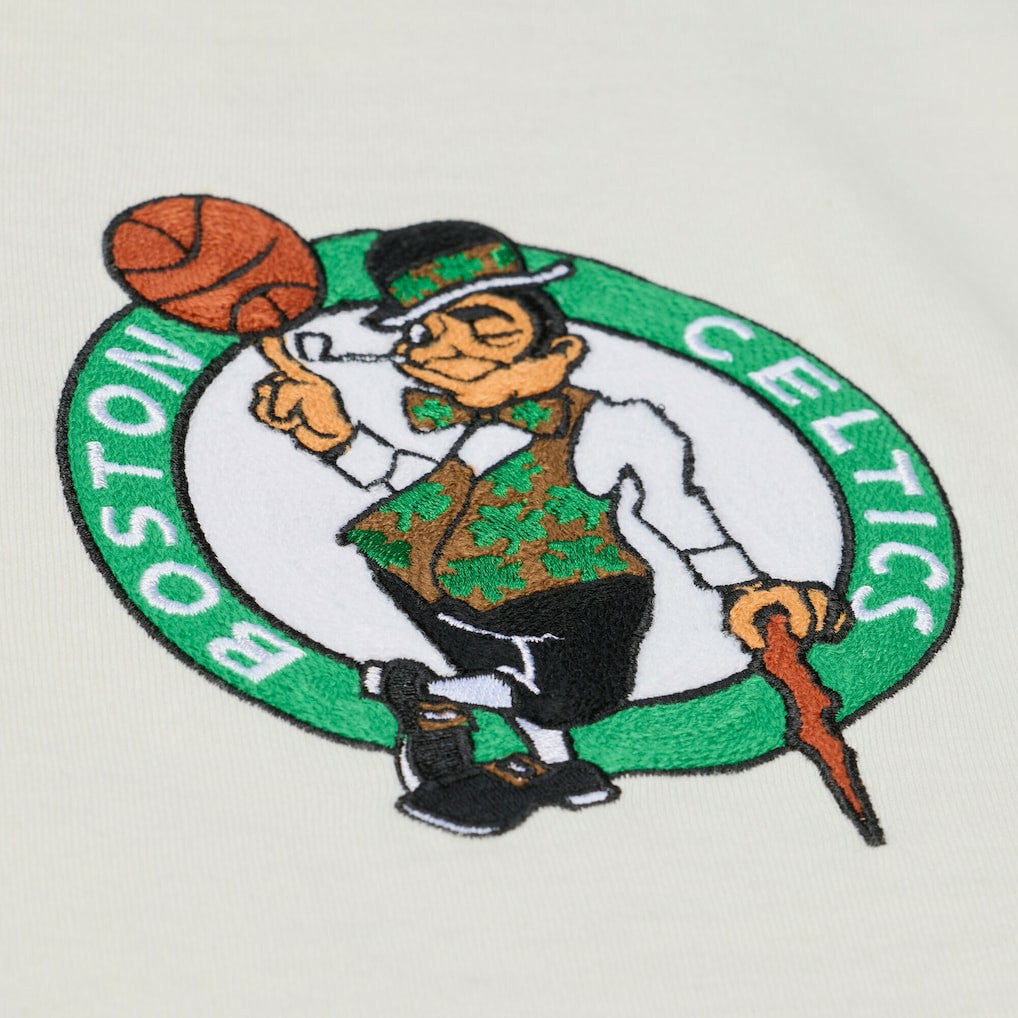 Mitchell & Ness Boston Celtics Hardwood Classics Chainstitch Premium T-Shirt