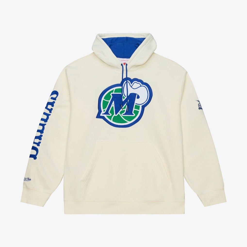 Mitchell & Ness Dallas Mavericks Hardwood Classics Chainstitch Premium Fleece Hoodie sale