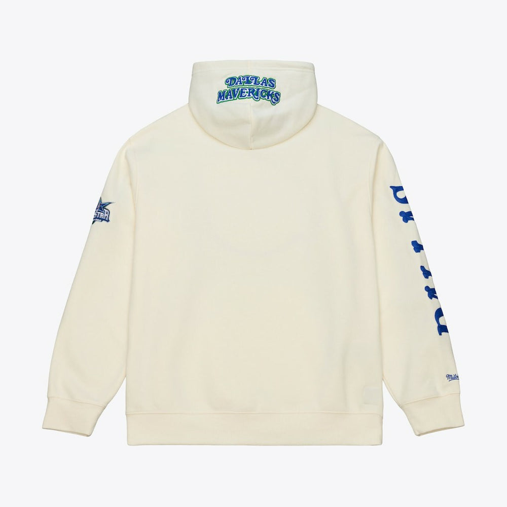 Mitchell & Ness Dallas Mavericks Hardwood Classics Chainstitch Premium Fleece Hoodie sale