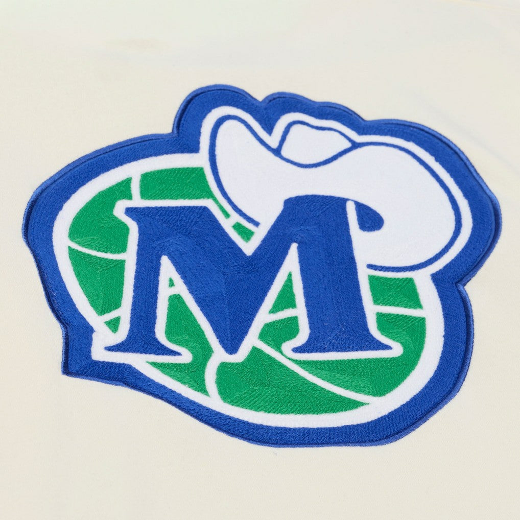 Mitchell & Ness Dallas Mavericks Hardwood Classics Chainstitch Premium Fleece Hoodie sale