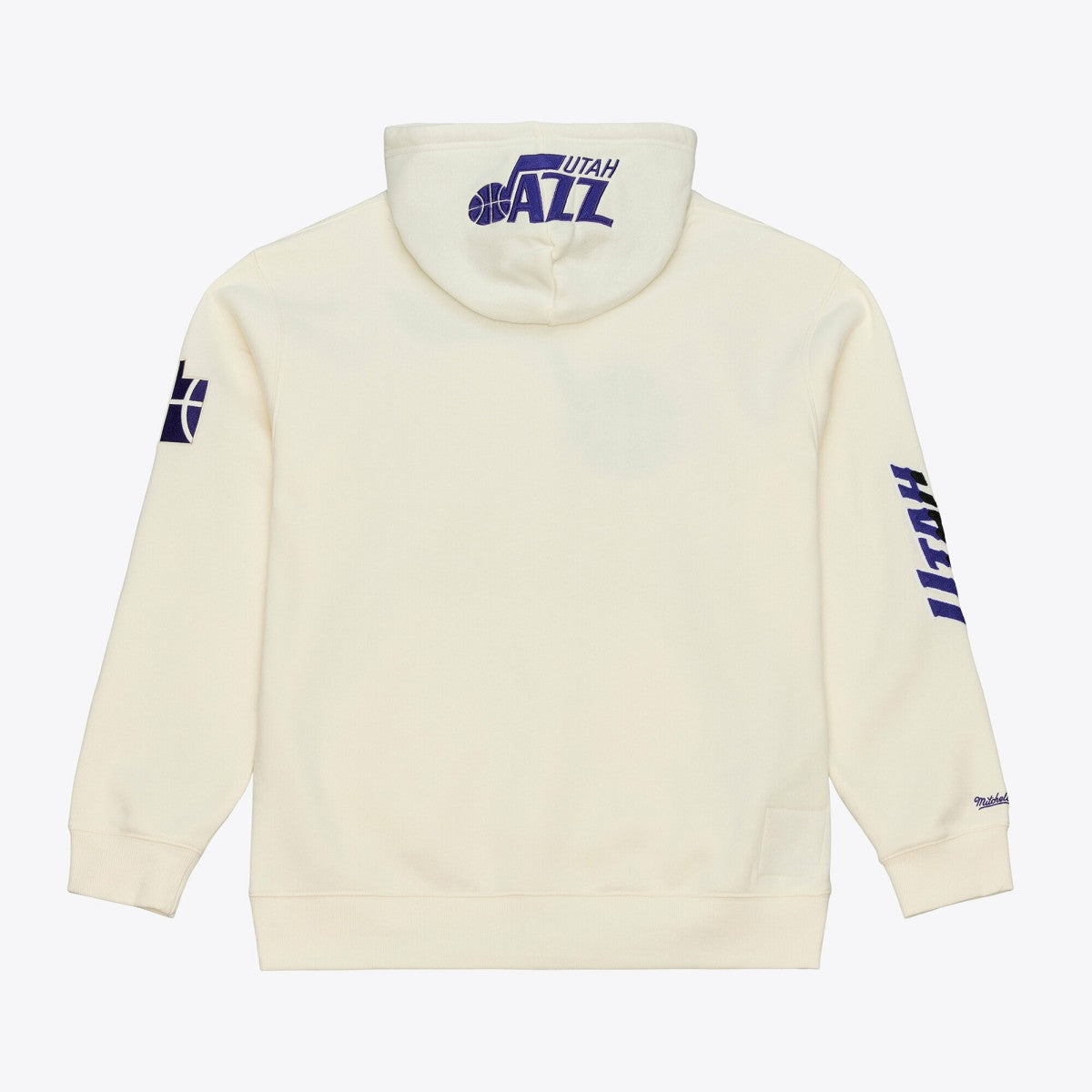 Mitchell & Ness Utah Jazz Hardwood Classics Chainstitch Premium Fleece Hoodie